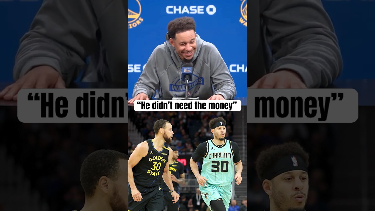 Seth Curry wanted number 30 from Steph 😂 (via @NBCSAuthentic)