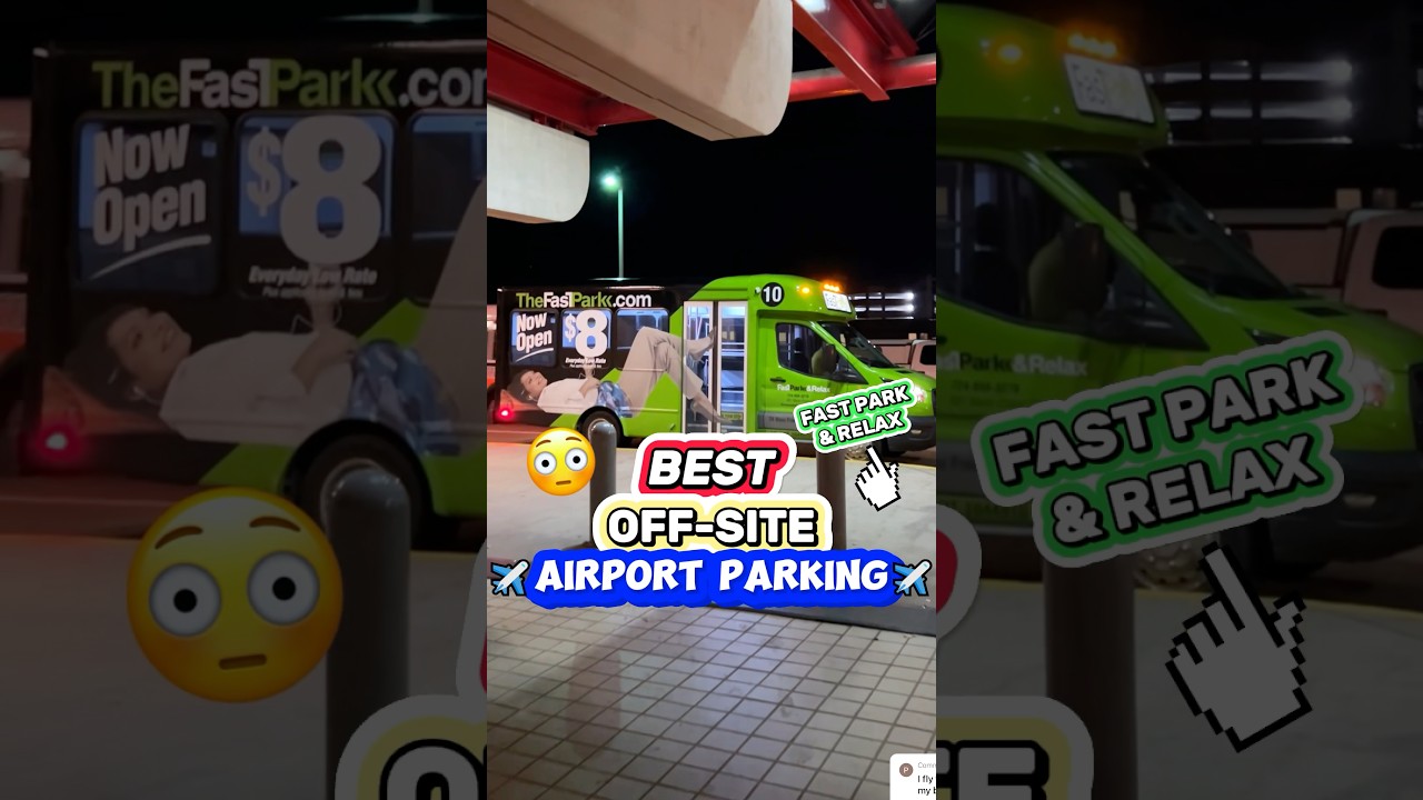BEST Off-Site Airport Parking! 😮✈️ (Fast Park & Relax Parking During Christmas)