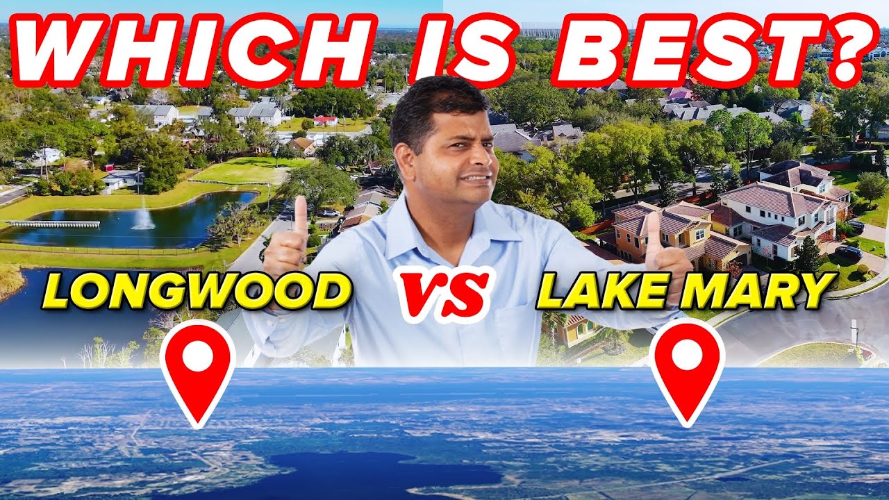 Living in LONGWOOD Florida vs LAKE MARY Florida 2025 | Which Suburbs Is Best?? 🤯