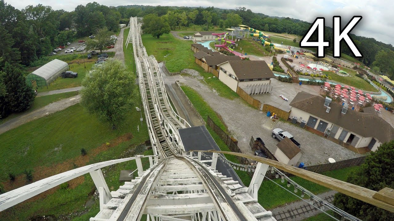 Cannon Ball front seat on-ride 4K POV Lake Winnepesaukah