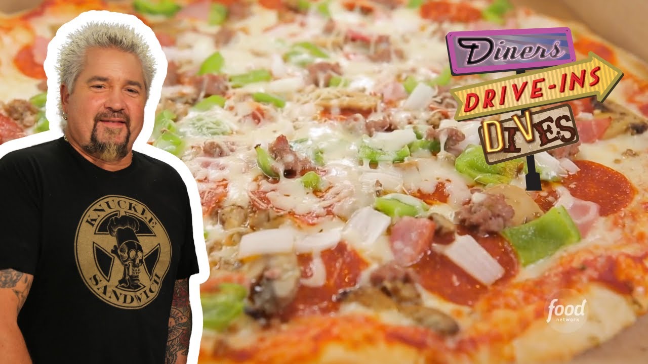 Guy Fieri Goes Back to Pizza Palace He Visited in 2007 | Diners, Drive-Ins and Dives | Food Network