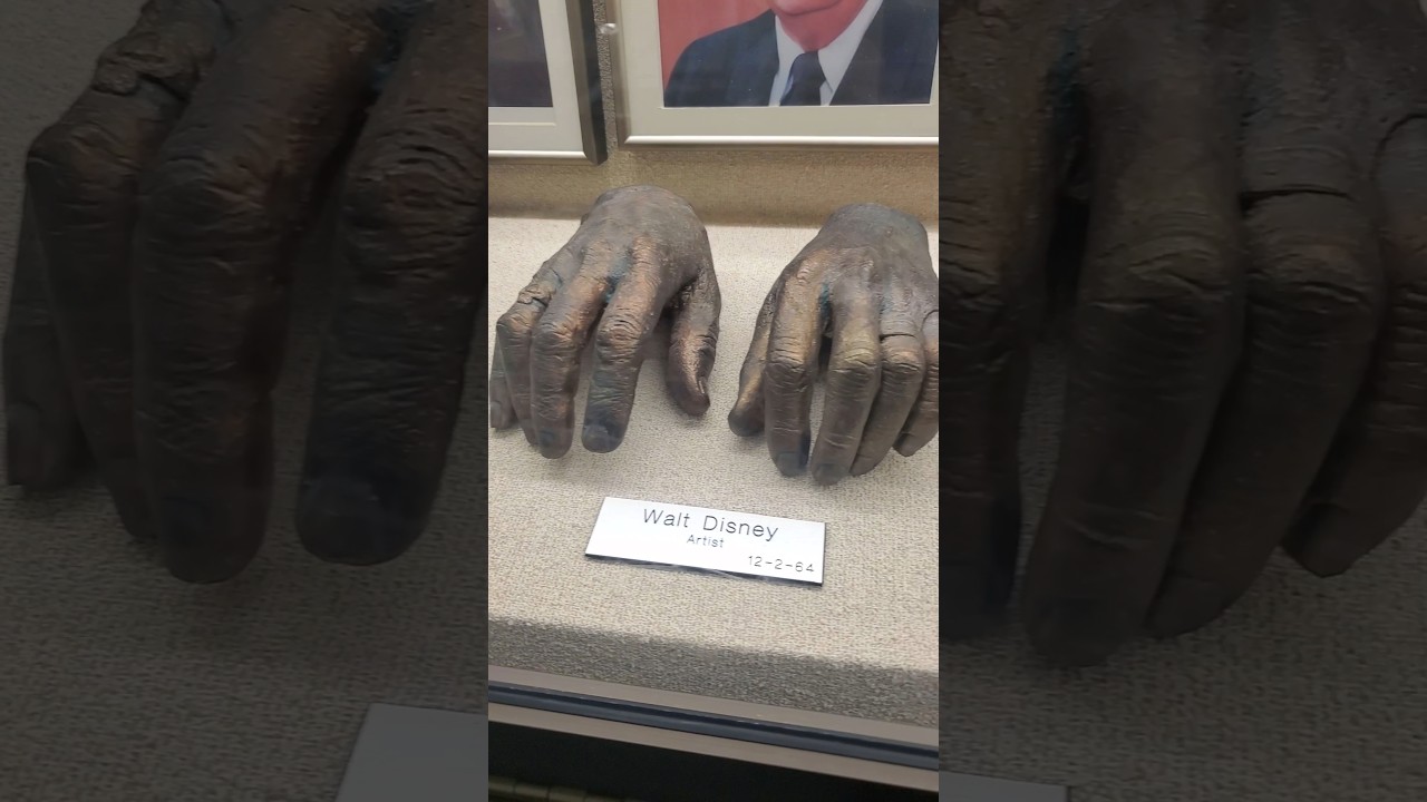 Walt Disney's Hands