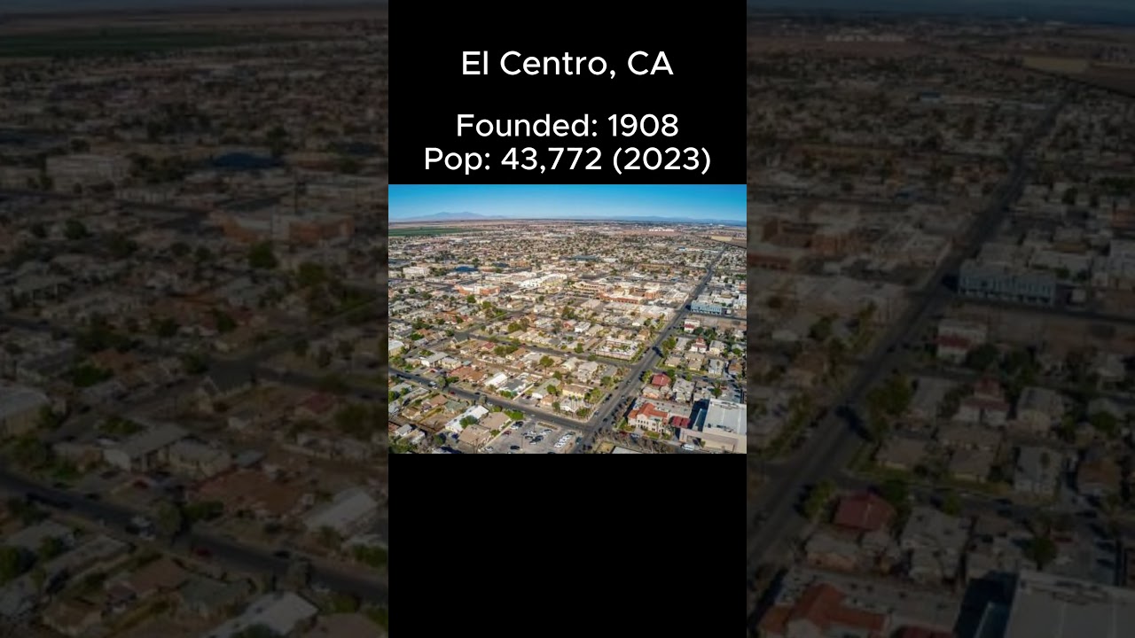 Random US Towns: El Centro, CA #shorts