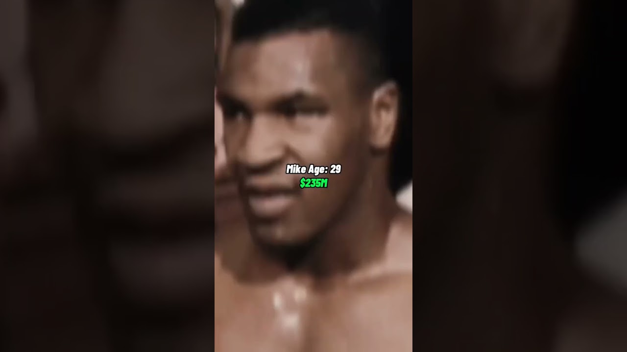 Mike Tyson net worth Evolution 🤑🤑🤑 #boxing #highlights #shorts #ytshorts #miketyson #edit #networth