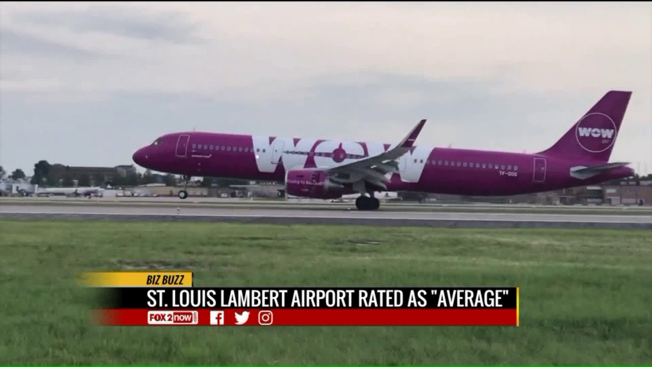 St. Louis Lambert Airport ranked "Average"