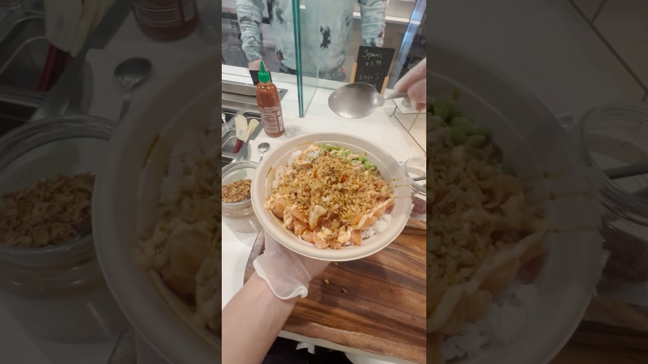 $40 dollar poki bowl!! Gotta try this one #food #foodie #salmonlover