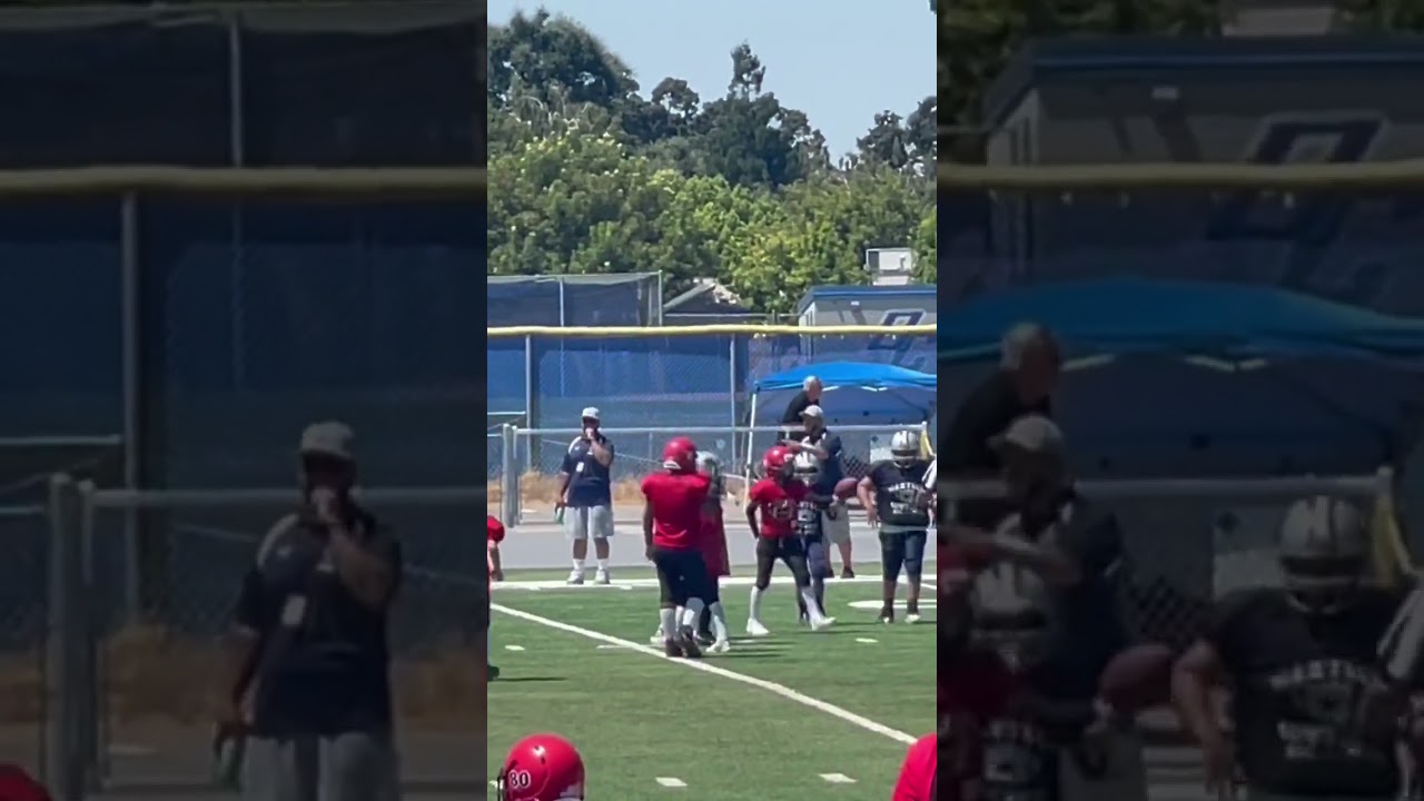 2023 jamboree Lodi flames. Miggs moves the ball.