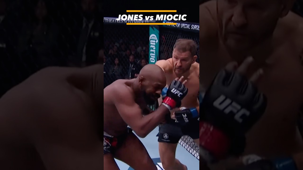 Jon Jones vs Stipe Miocic 💥🥊 Slomo Highlights #ufc #mma #shorts