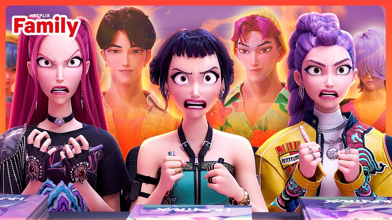 The Saja Boys CRASH Huntrix's Meet & Greet | KPop Demon Hunters | Netflix Family