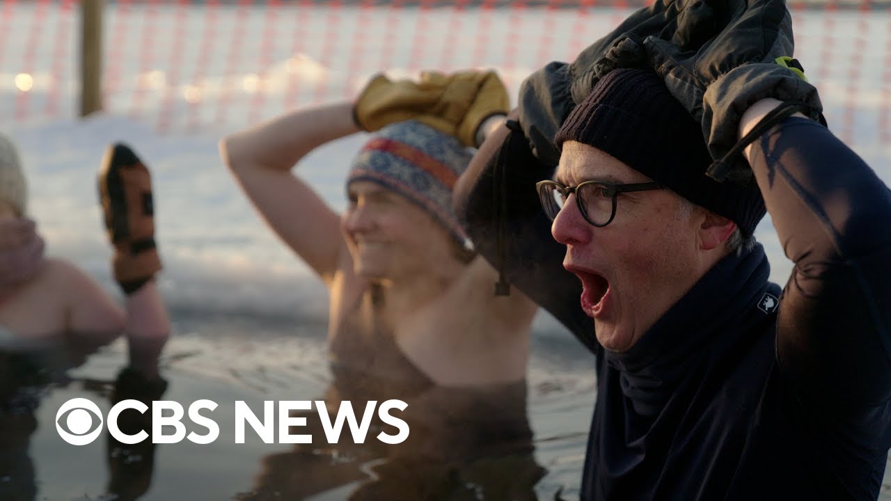 Taking a polar dip in the icy waters of Lake Harriet