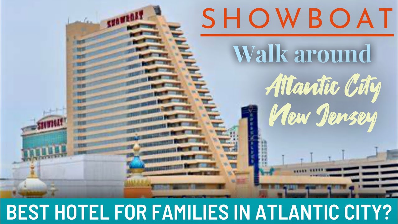 Showboat Atlantic City Boardwalk Hotel New Jersey walk around tour