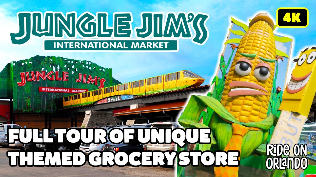 Jungle Jim's International Market in Cincinnati - Full Tour of Unique Themed Grocery Store