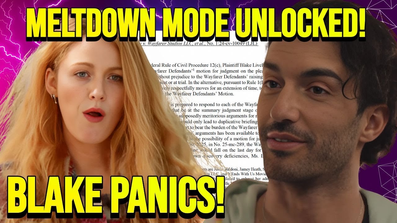 PANIC MODE: Blake Lively’s DESPERATE Attempt to Block Baldoni's Motion EXPOSED!