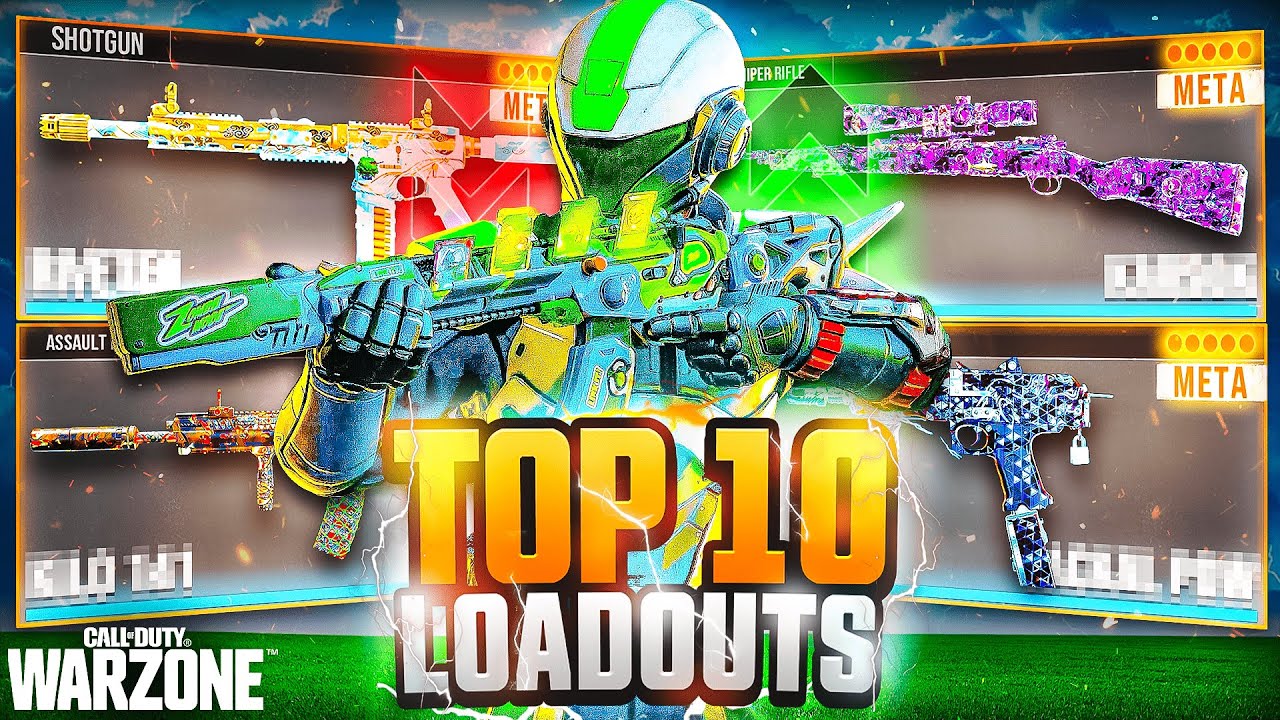 TOP 10 *BROKEN* META Loadouts in Warzone