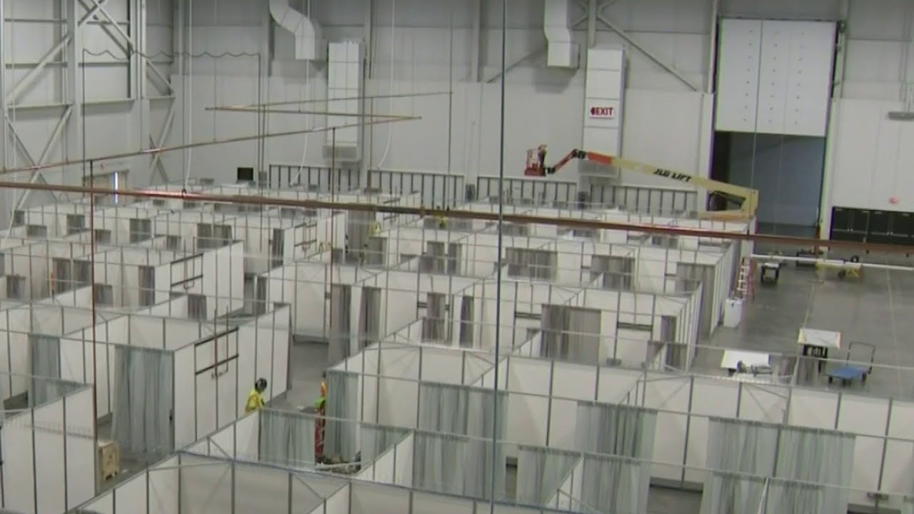 Makeshift hospital scaled back at Novi's Suburban Collection Showplace