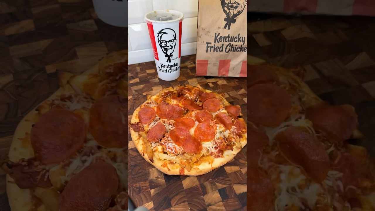 KFC Chizza Pizza hack 🐓🍕 #shorts