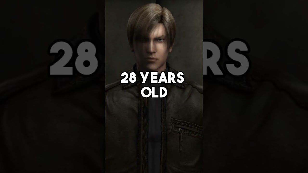 How old is Leon in each Resident Evil? #residentevil #residentevil4