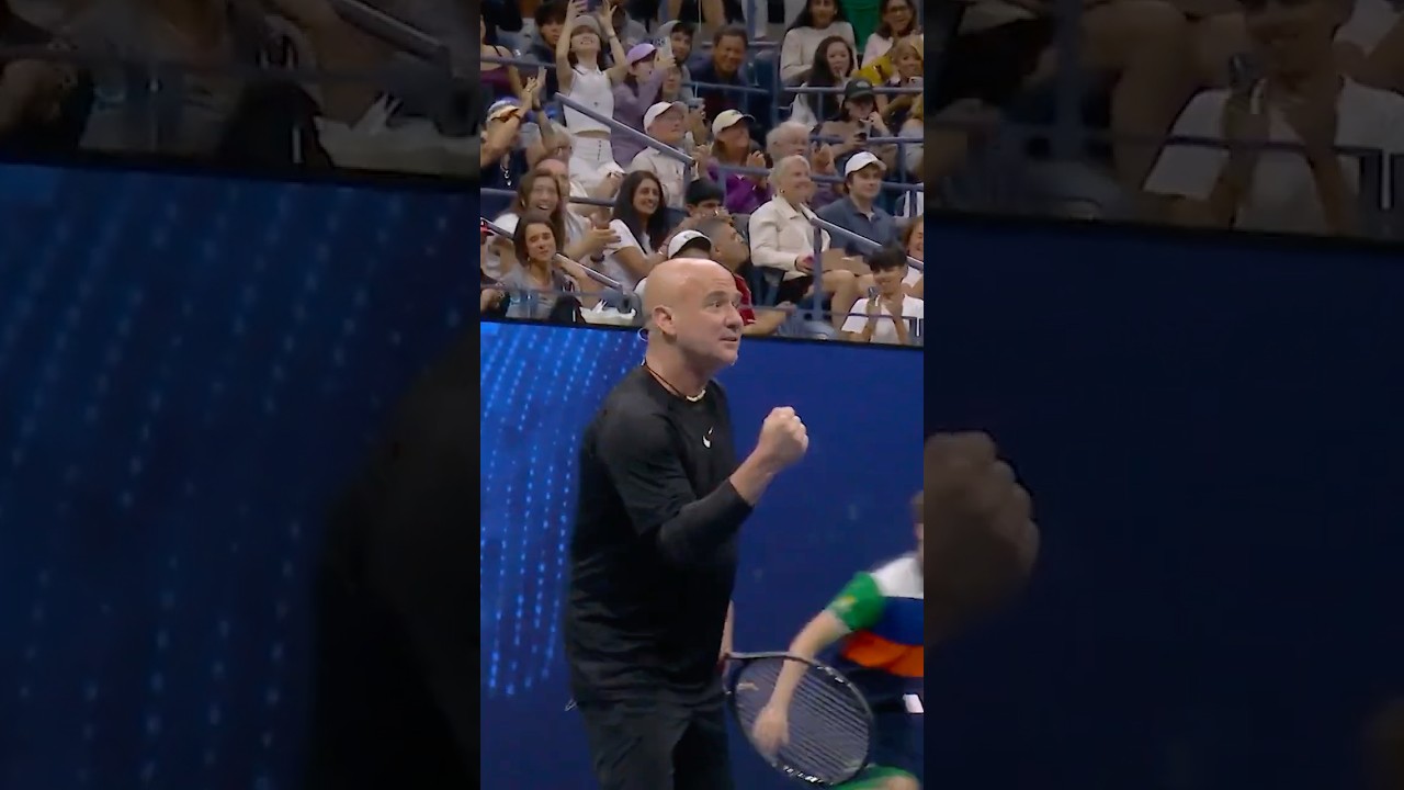 VINTAGE Andre Agassi winner! 🏅