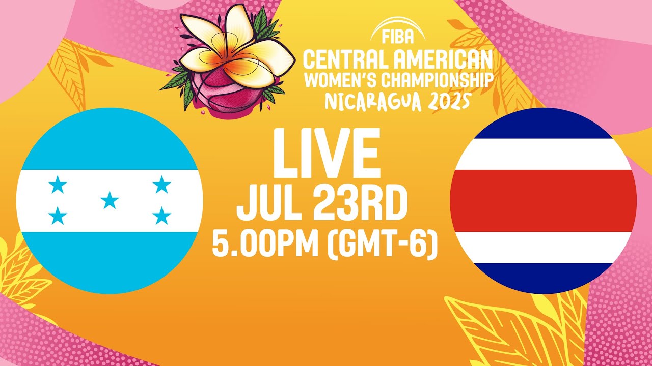 Group Phase | Honduras v Costa Rica | Full Basketball Game | FIBA COCABA Women's Championship 2025