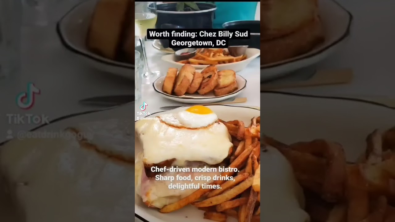 1 minute at Chez Billy Sud in Georgetown, DC, a modern, chef driven bistro