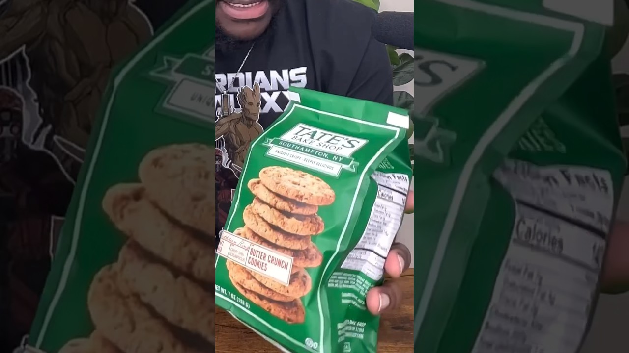 ❤️ TATE’S COOKIE REVIEW ❤️ HIGHLY REQUESTED! #food #foodreview #snacks #shorts