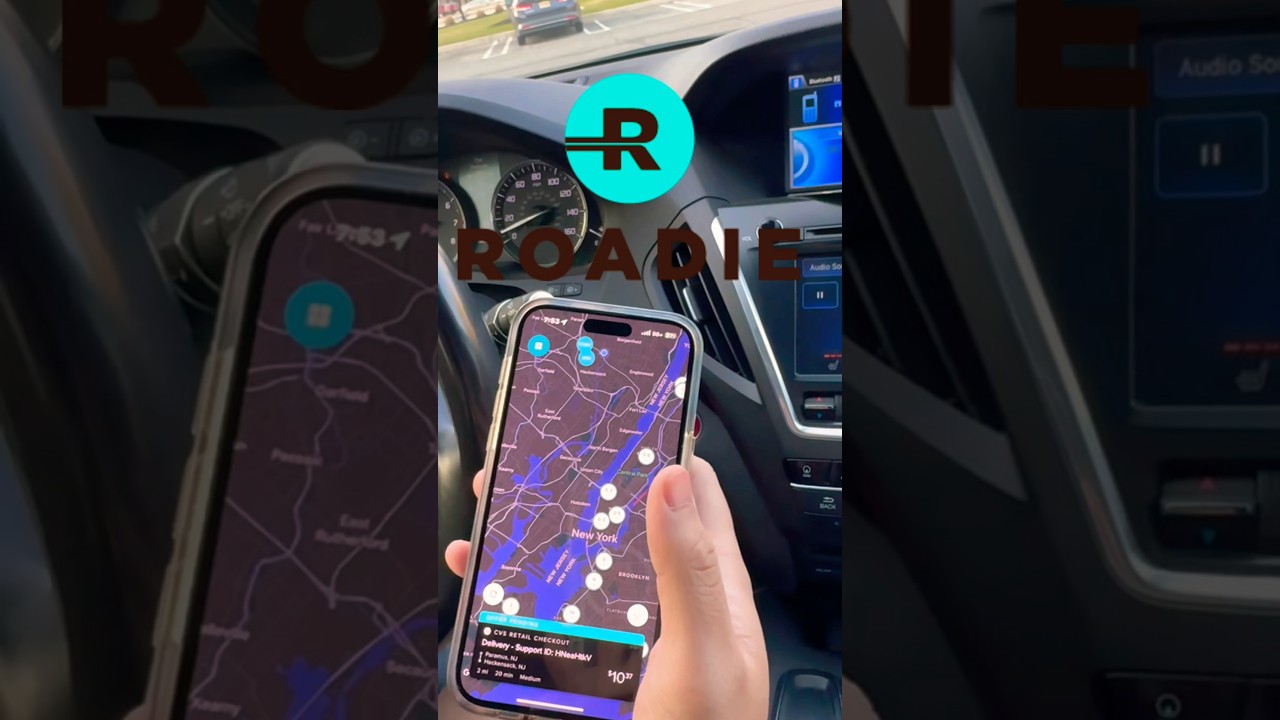 WE DID ROADIE APP AND THIS IS HOW MUCH WE EARNED IN A DAY! #sidehustle #parttime #delivery #roadie