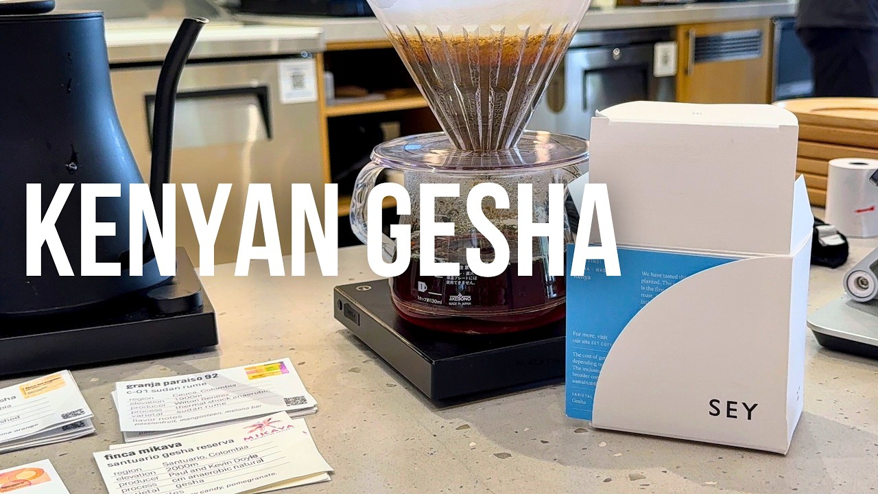 One of the rarest coffees I have ever tasted - Kenyan Gesha