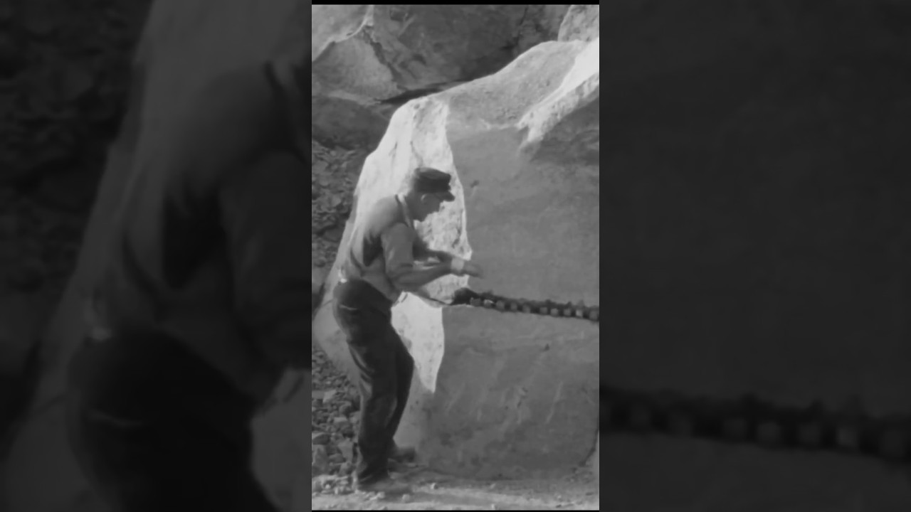 Historic Stonemason Skills: Quarry With Hand Tools