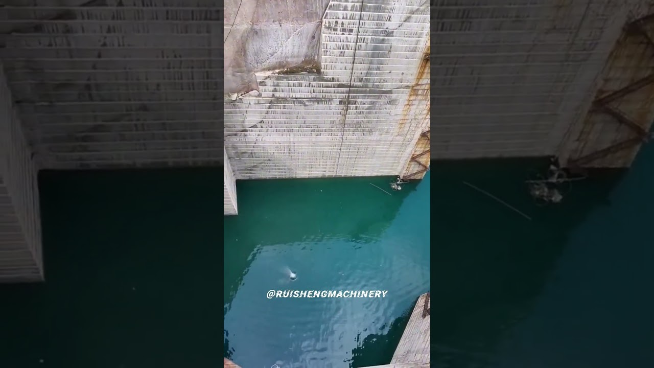 How depth is the granite quarry ? #granitequarry #scenery