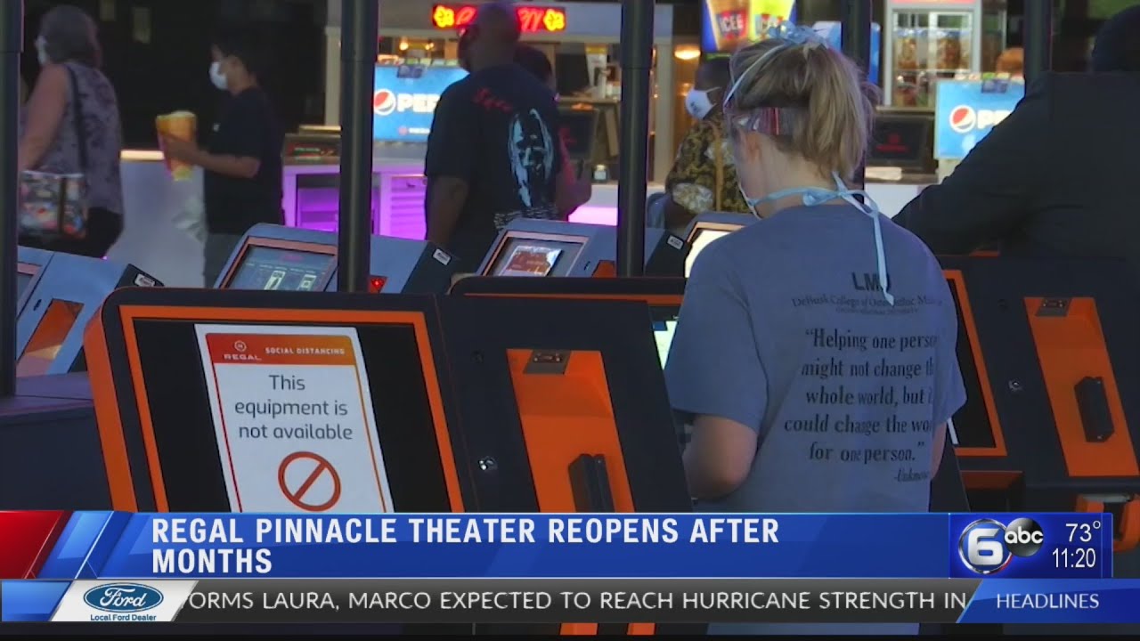 Regal Pinnacle theater reopens after months