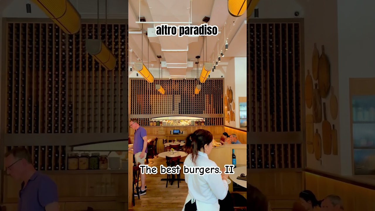 The best burgers in NYC #2. Altro Paradiso. #newyork #뉴욕맛집 #shorts