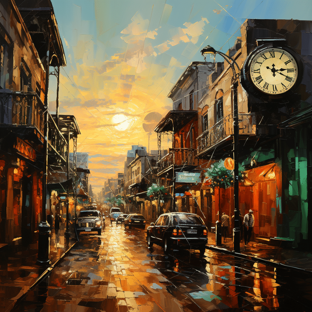 time in new orleans