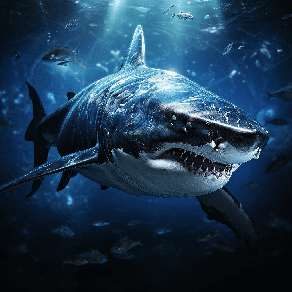 deep blue shark