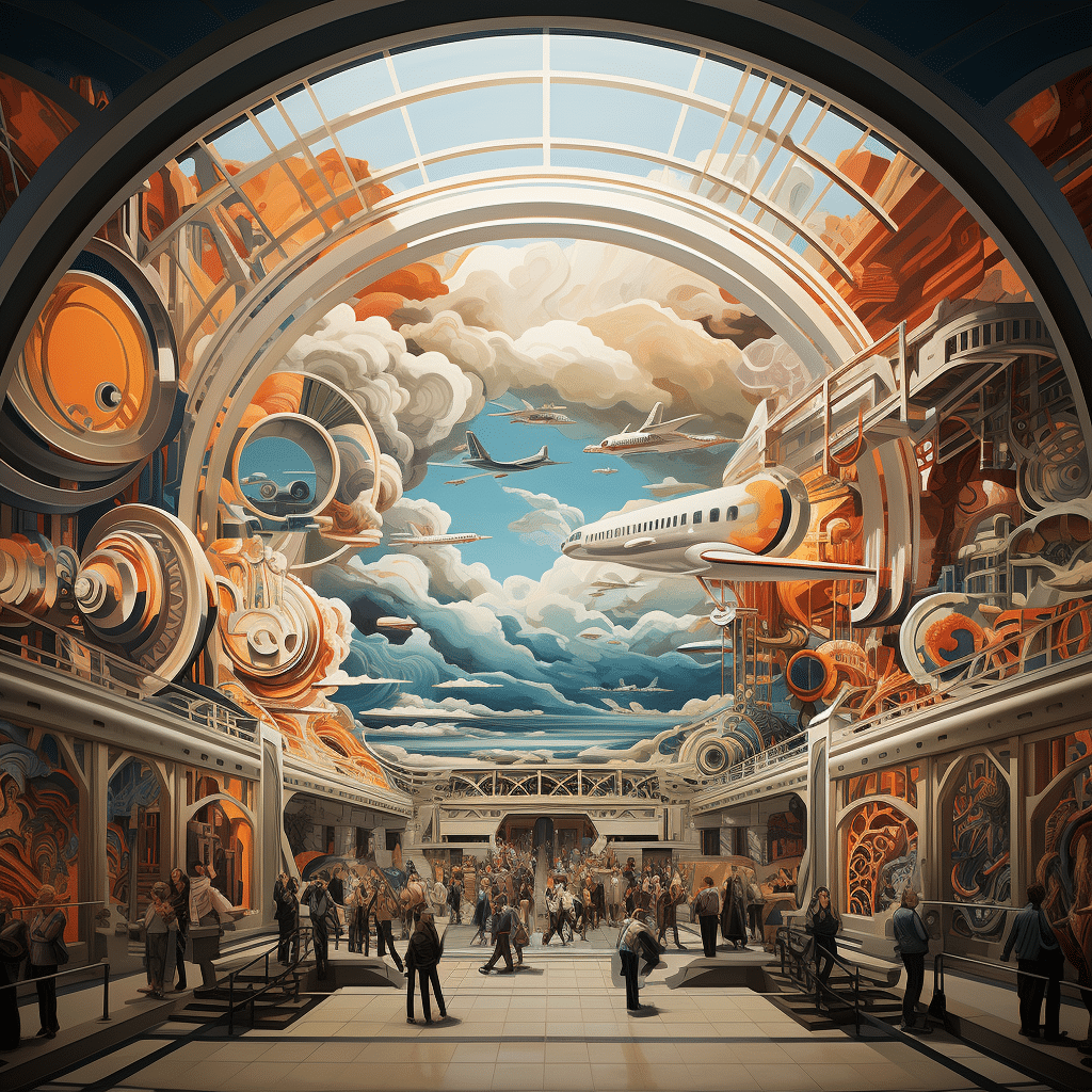 denver airport mural