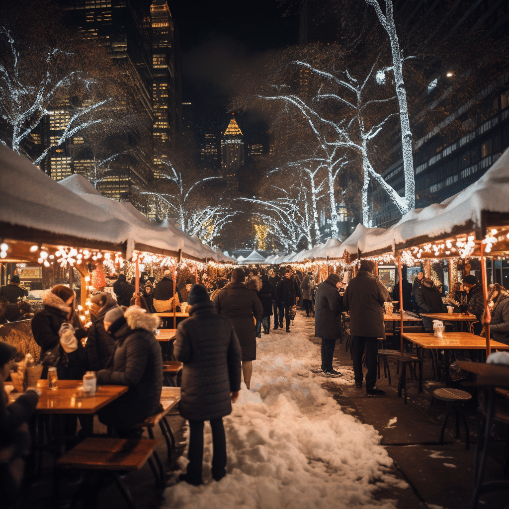 bryant park winter village