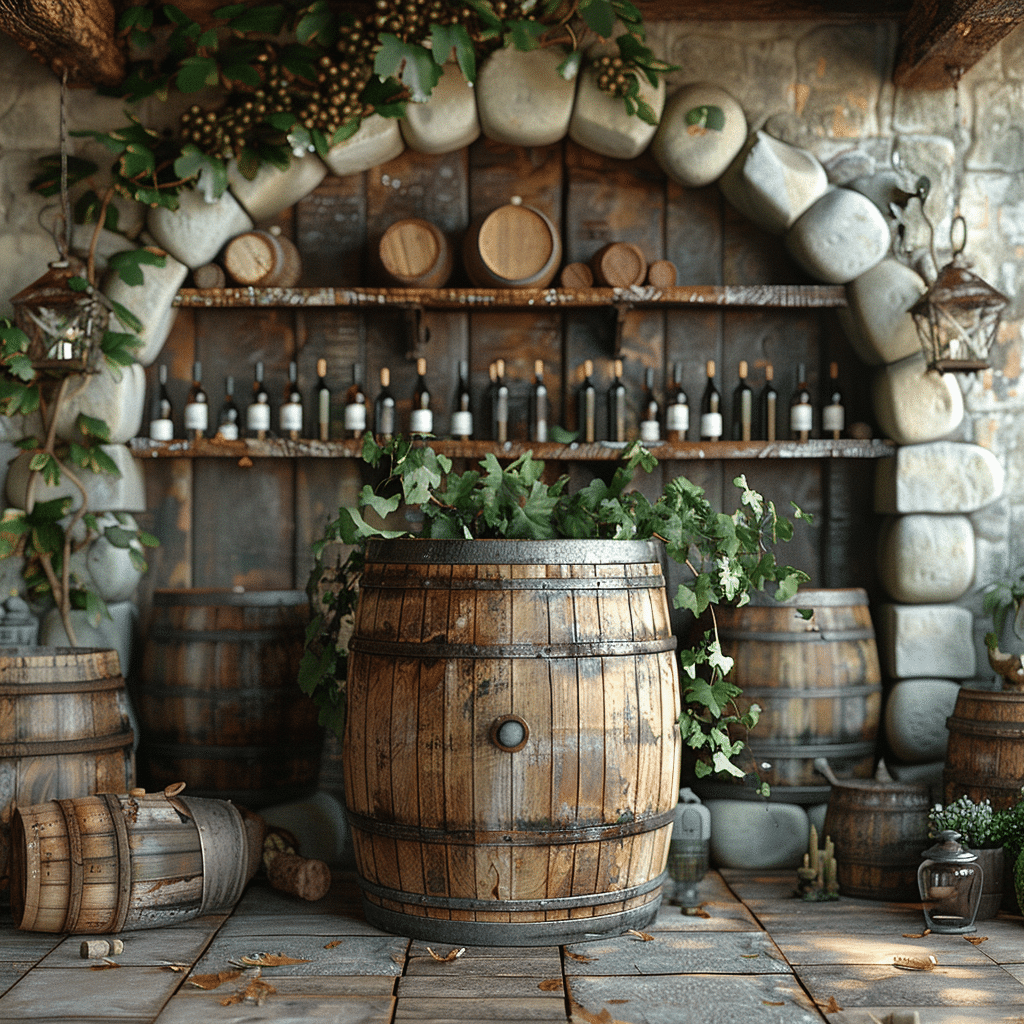 wine barrel