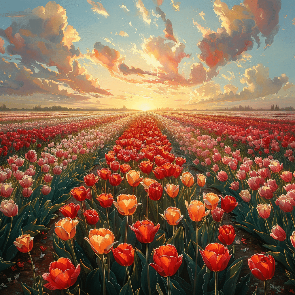 tulip fields