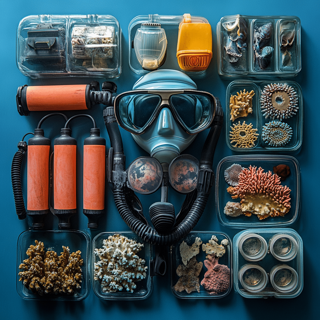 snorkeling gear