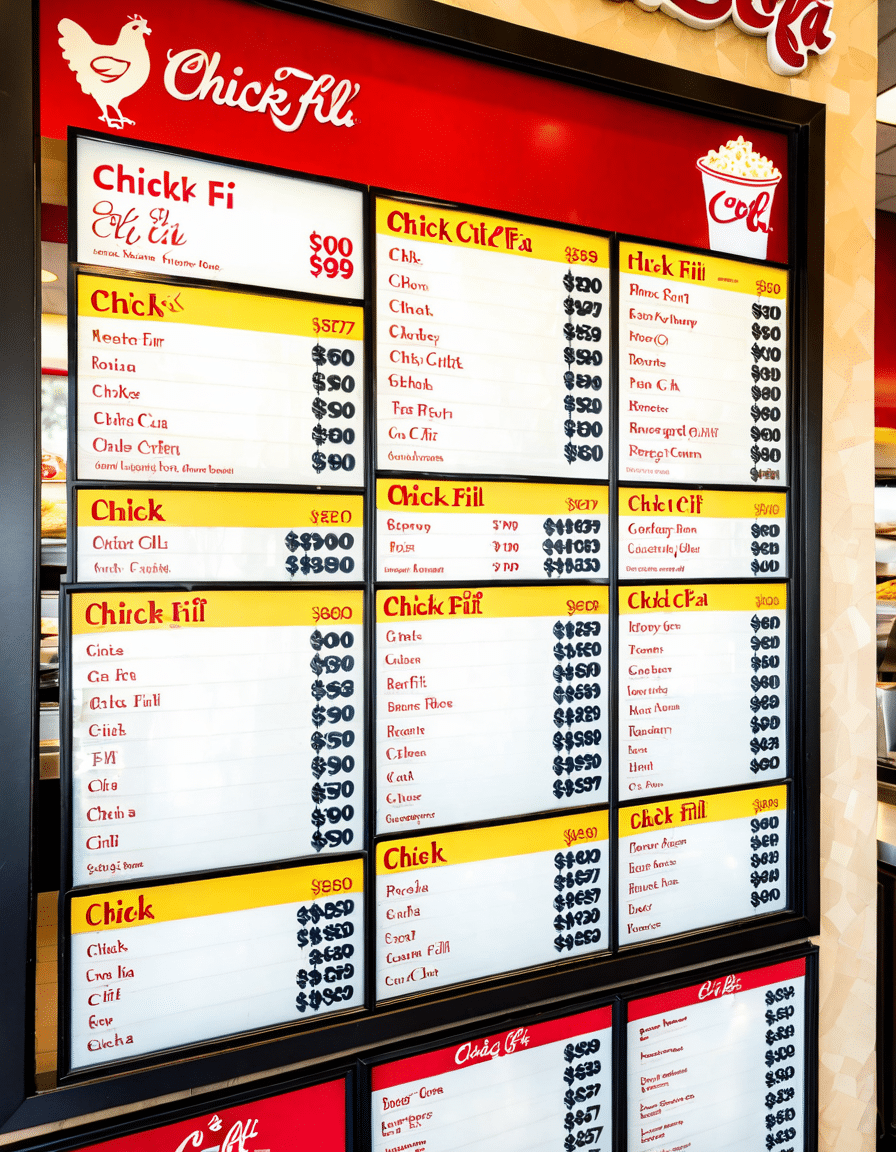 chick fil a prices