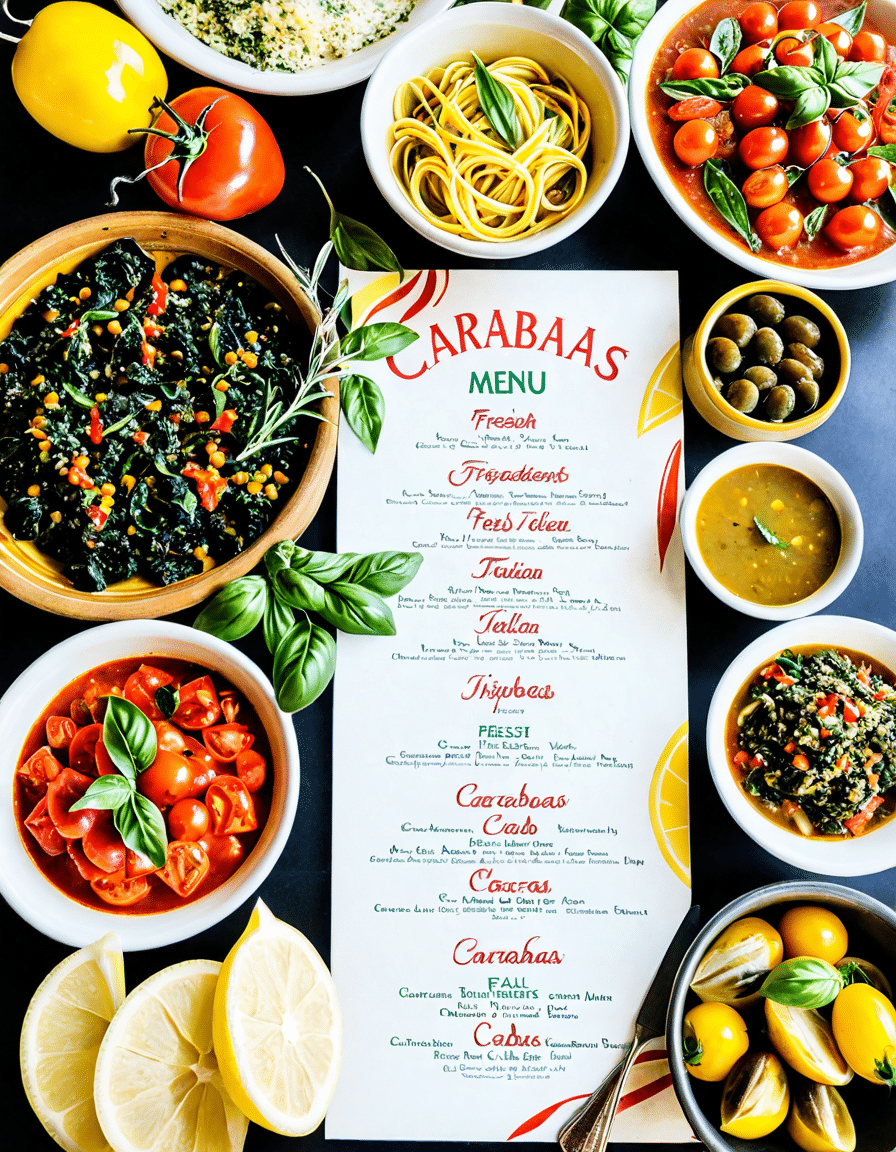carrabas menu