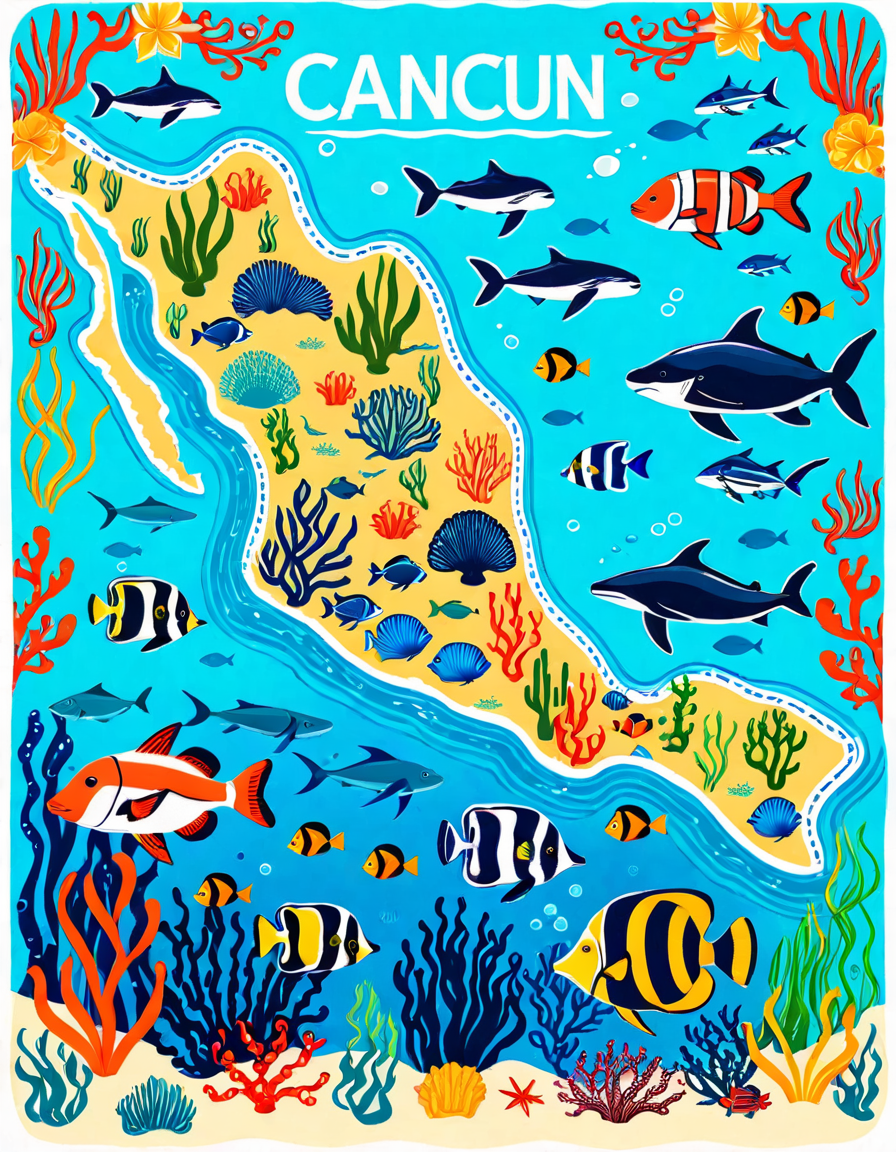 cancun map