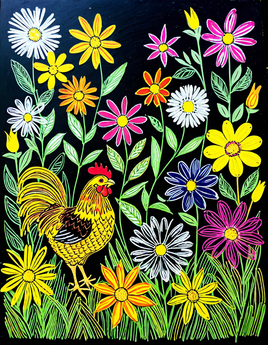 chicken scratch