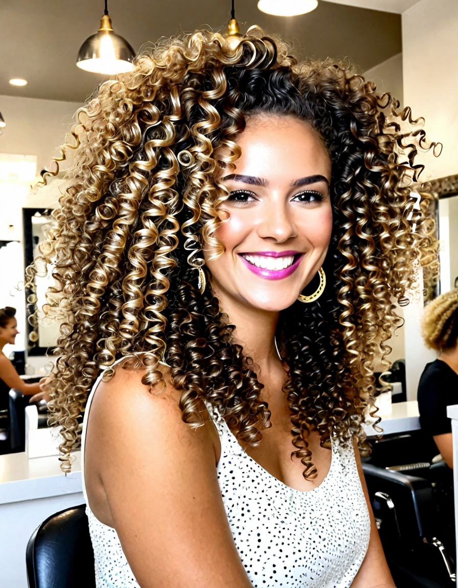 curly hair salon