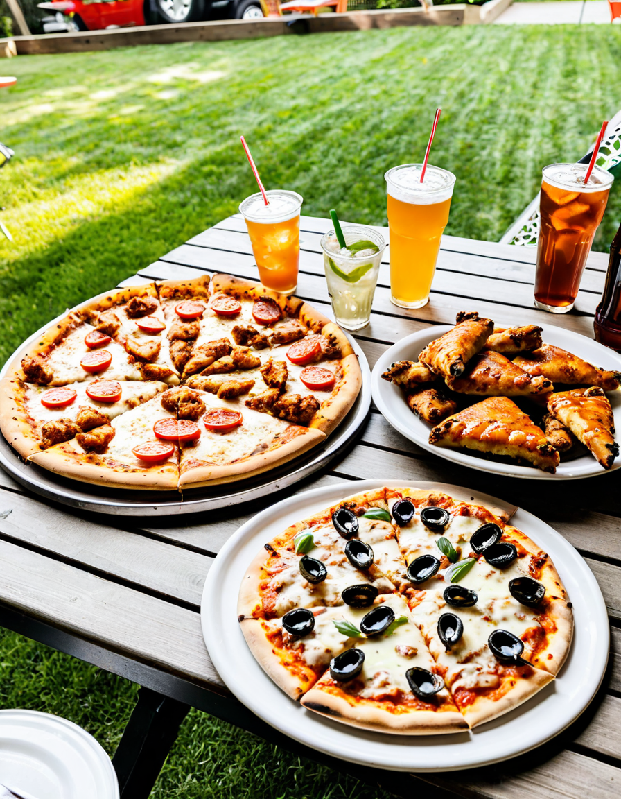 pizza and wings