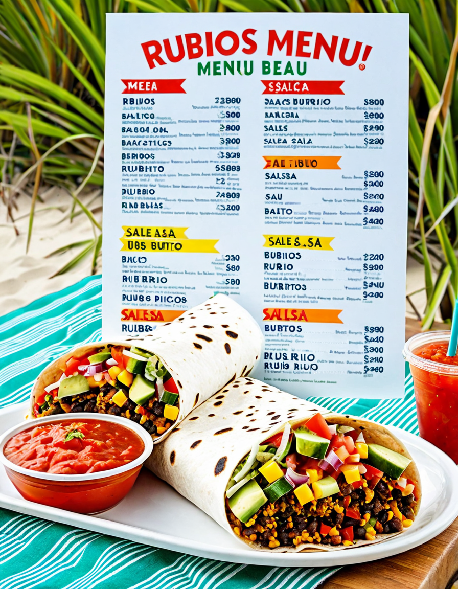 rubios menu